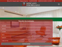 Tablet Screenshot of mercadoinmobiliarioweb.com